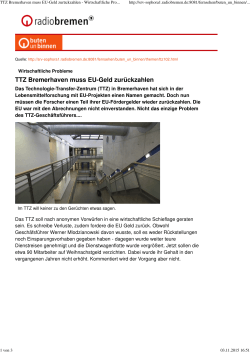 TTZ Bremerhaven muss EU-Geld zurückzahlen