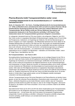 Der Verein „Freiwillige Selbstkontrolle für die