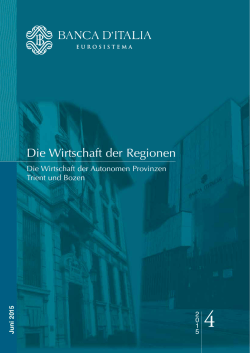 Die Wirtschaft der Autonomen Provinzen Trient und