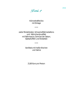 H&uuml;hnerkraftbr&uuml;he mit Einlage * * * zarter Rinderbraten