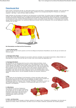 Fleischkunde Rind