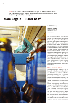 Klare Regeln – klarer Kopf