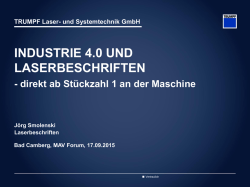 industrie 4.0 und laserbeschriften