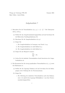 Aufgabenblatt 7