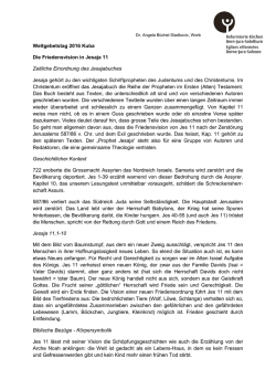 Infoblatt Jesaja11