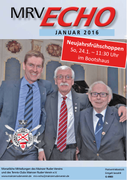 Januar 2016 - Mainzer Ruder