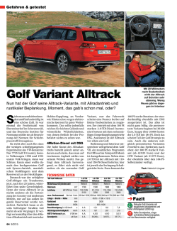 Golf Variant Alltrack