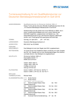 DZ BANK - 18. Deutsche Betriebssport