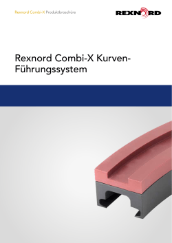 Rexnord Combi-X Kurven- Führungssystem