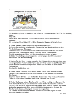 Einbauanleitung f&uuml;r die 123ignition 4 und 6 Zylinder 16 Kurve