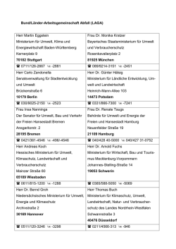 Herr Martin Eggstein Ministerium f&uuml;r Umwelt, Klima und