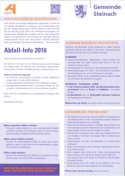 Gi Abfall-Info 2016