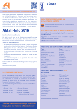 Abfall-Info 2016