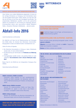 Abfall-Info 2016