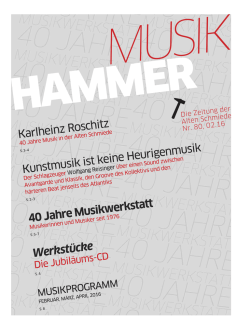Die Zeitung der Alten Schmiede Nr. 80, 02.16