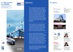 Event Flyer - European Parking Association
