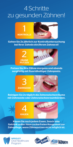4 Schritte zu gesunden Zähnen!