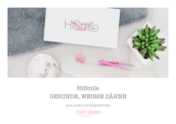 HiSmile GESUNDE, WEISSE Z&Auml;HNE