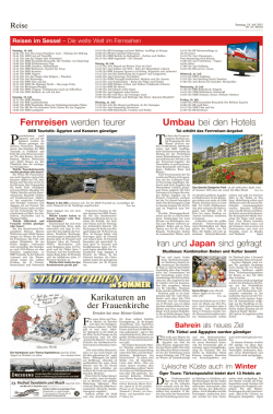 Fernreisen werden teurer Umbau bei den Hotels