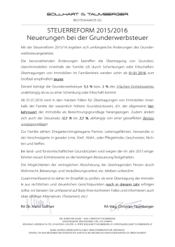 Grunderwerbsteuer NEU