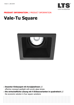 Vale-Tu Square - LTS Licht & Leuchten GmbH