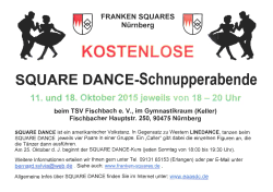 SQUARE DANCE-Schnupperabende