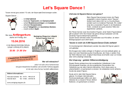 Let`s Square Dance !