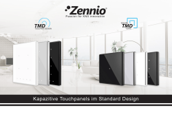 Kapazitive Touchpanels im Standard Design
