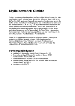 Idylle bewahrt: Gimbte