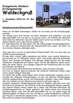 herunterladen  - Evangelische Waldeckkirche G&ouml;ppingen