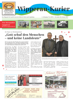 „Gott schuf den Mensche – und keine Landsleute“ - Wipperau