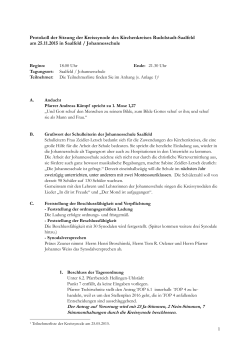 Protokoll Kreissynode 25.11.2015