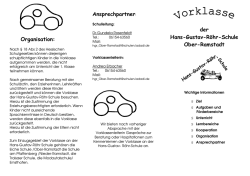 Organisation: Ansprechpartner: der Hans-Gustav-R&ouml;hr