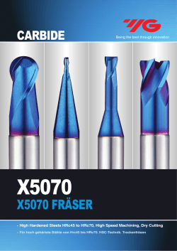 x5070 fräser - YounG cuttingtools