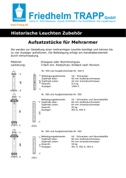 historische leuchten zubehoer - f