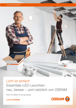 Licht ist einfach Essentials-LED-Leuchten