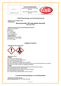 Neomycinsulfat, API (mikrobielle Herkunft)