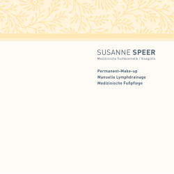 Informationen  - SUSANNE SPEER Medizinische
