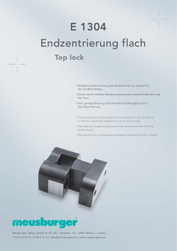 E 1304 Endzentrierung flach