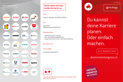Du kannst deine Karriere planen. Oder einfach machen.