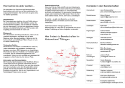 Hier kannst du aktiv werden&hellip; Hier findest du Bereitschaften im