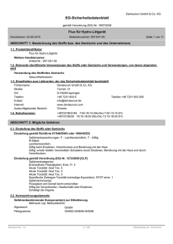 EG-Sicherheitsdatenblatt