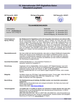 15. Internationaler DVF-Digitalfoto