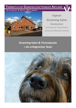 Exposé Grooming‐Salon - Tierärztliche Gemeinschaftspraxis