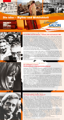 Infoflyer Literarischer Salon der FES, Forum Berlin