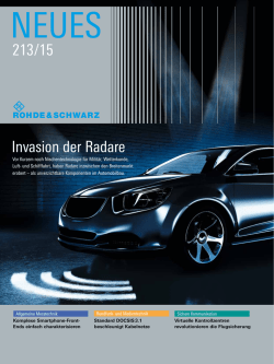 Invasion der Radare 213/15