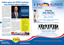 Petition gegen das SPÖVP-Asylchaos Asyl