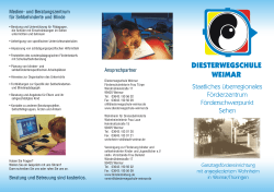 Flyer als PDF - Diesterwegschule Weimar