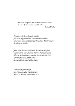 Ein herzliches Dankesch&ouml;n f&uuml;r die angenehme Zusammenarbeit