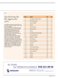 Schweizer Journalist - Oktober-November 2015